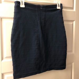 Express Navy blue skirt